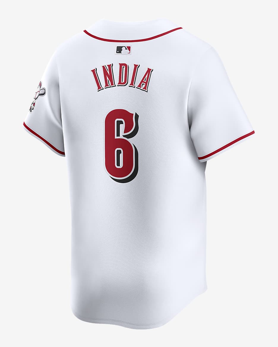 Men s Nike Jonathan India White Cincinnati Reds Home Limited Player Jersey Size Small